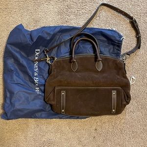 Authentic Dooney & Bourke Hobo Suede Shoulder Purse Never used.